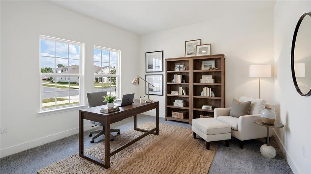 Furnished interior view inside a new home in Tartan Farms at Winding Oaks, Ocala (Image 12).