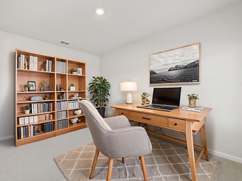 Furnished interior view inside a new home in Preserve at Mountain Creek, Pendergrass (Image 3).