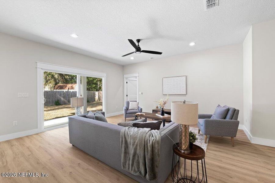 Furnished interior view inside a new home in , Jacksonville (Image 33).