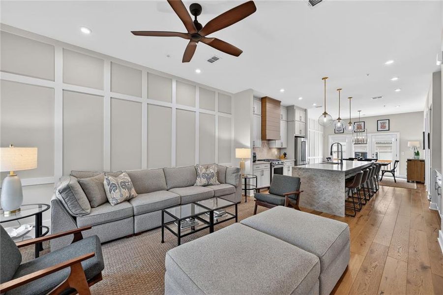 Furnished interior view inside a new home in , Decatur (Image 27).