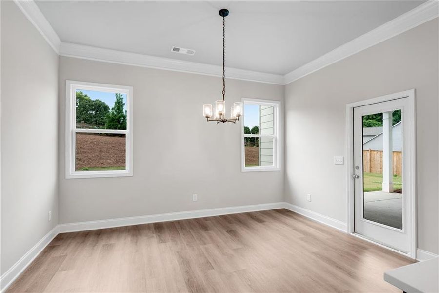 Spacious, unfurnished interior of a new home in Hidden Fields, Hoschton (Image 15).