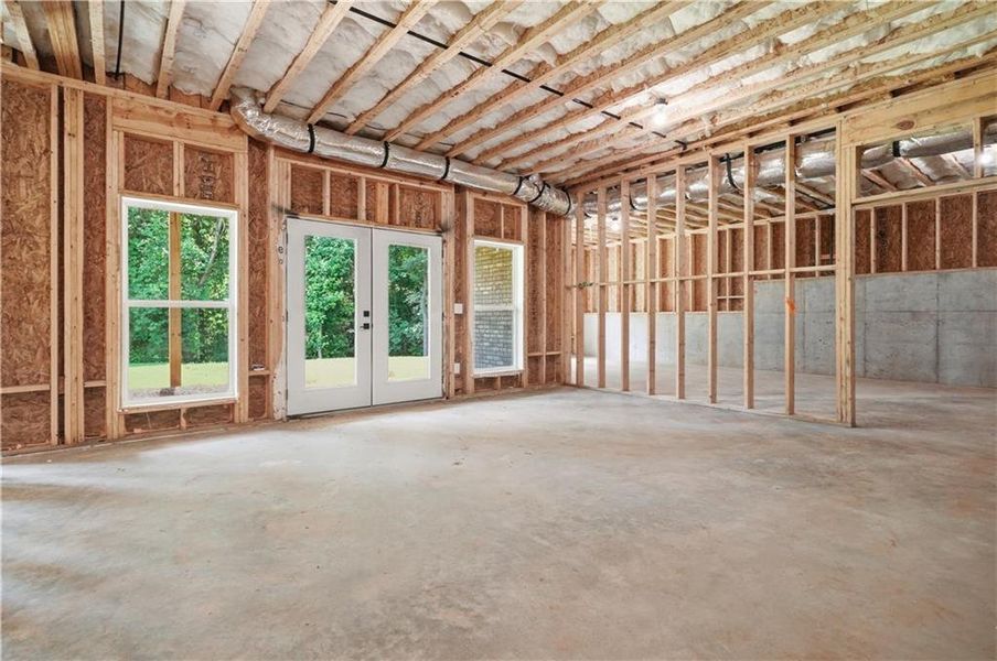 In-progress construction of a new home in , Jefferson, GA (Image 65).