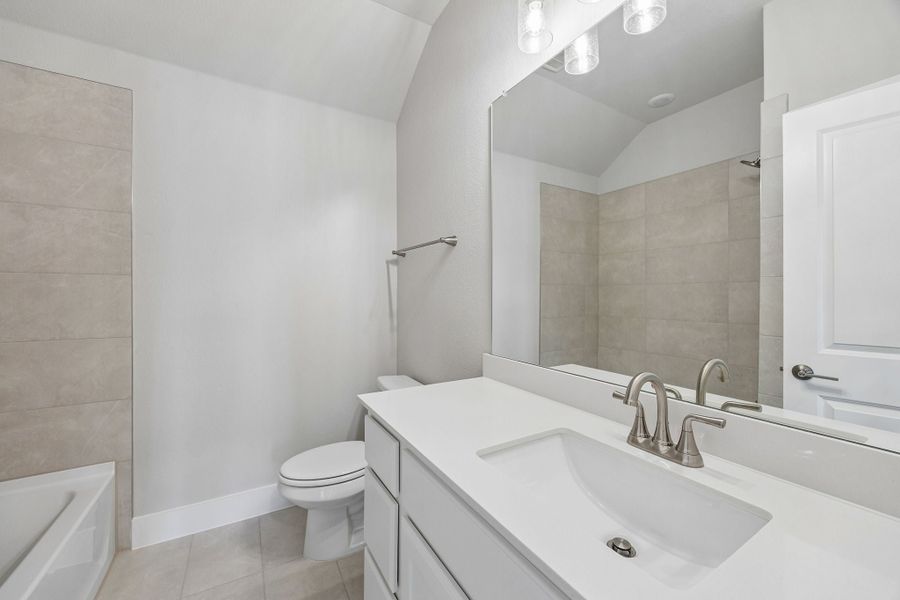 Furnished interior view inside a new home in Painted Tree Woodland West, McKinney (Image 12).