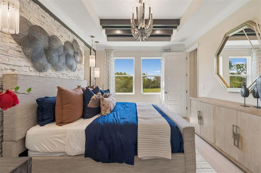Furnished interior view inside a new home in Grand Park, Sarasota (Image 11).
