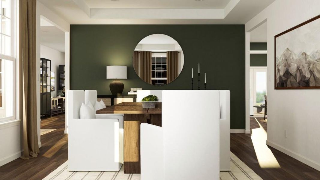 Furnished interior view inside a new home in Deer Valley, Canton (Image 4).