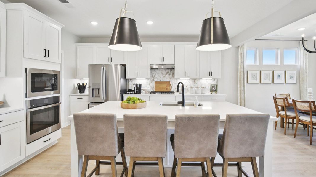 Representative furnished interior of a home built from the Lassiter by DRB Homes in Cottages of Bearwood, Mount Pleasant (Image 18).