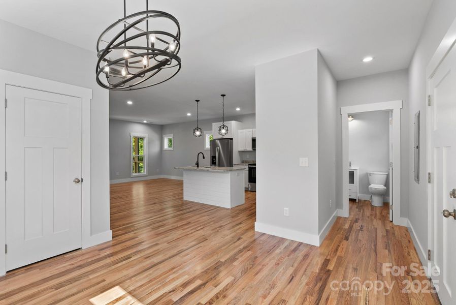 Furnished interior view inside a new home in , Asheville (Image 13).