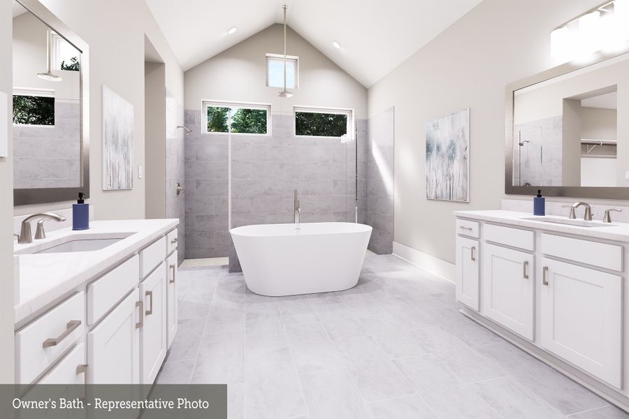 The Delgado - Owner's Bath The Delgado - Owner's Bath