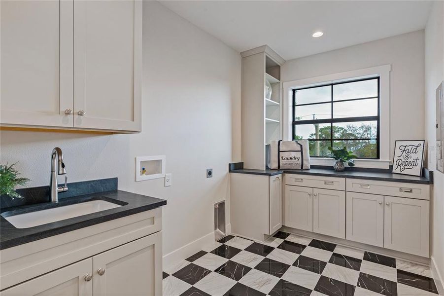 Furnished interior view inside a new home in , St. Petersburg (Image 46).