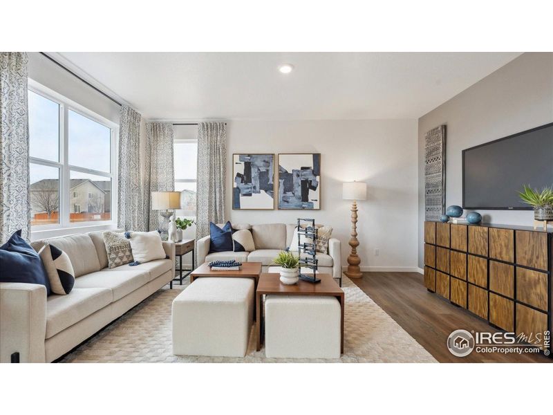 Furnished interior view inside a new home in Lakeside Canyon, Mead (Image 12).