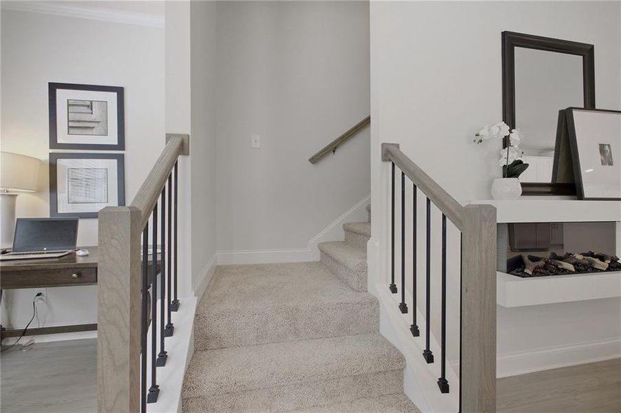 Furnished interior view inside a new home in , Mableton (Image 28).