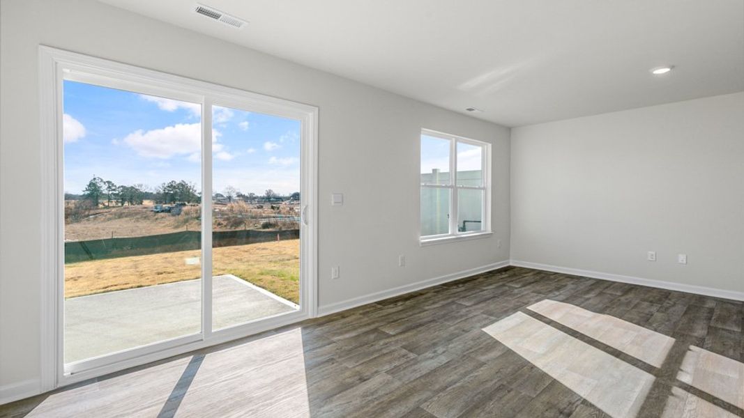 Spacious, unfurnished interior of a new home in The Townes at Honeycutt Oaks, Angier (Image 21).