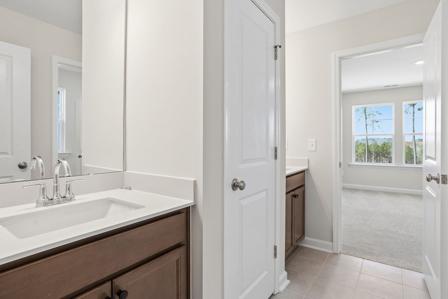 Furnished interior view inside a new home in Sweetbrier, Durham (Image 20).