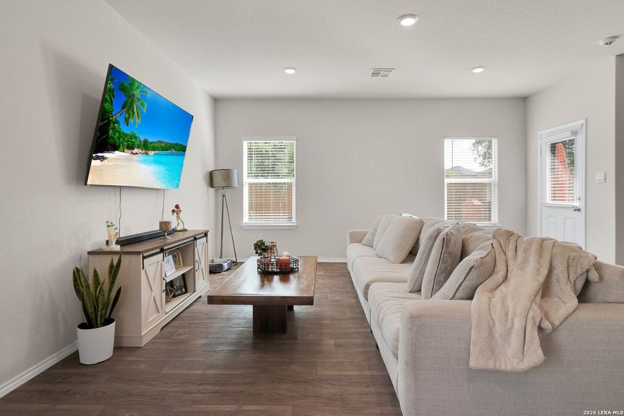 Furnished interior view inside a new home in Salado Creek, San Antonio (Image 13). Furnished interior view inside a new home in Salado Creek, San Antonio (Image 13).