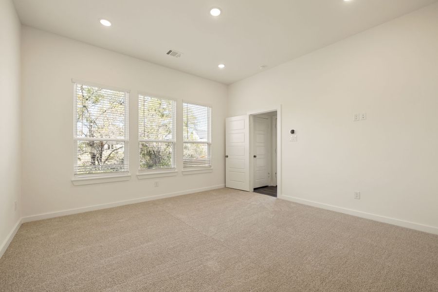 Representative unfurnished interior of a home built from the Hadley by Graham Hart Home Builder in Bear Ridge, Burleson (Image 17). Representative unfurnished interior of a home built from the Hadley by Graham Hart Home Builder in Bear Ridge, Burleson (Image 17).