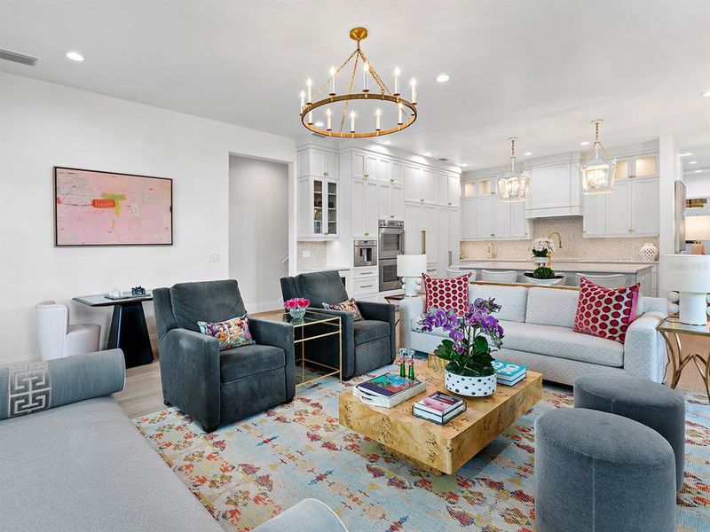 Furnished interior view inside a new home in , Sarasota (Image 14).