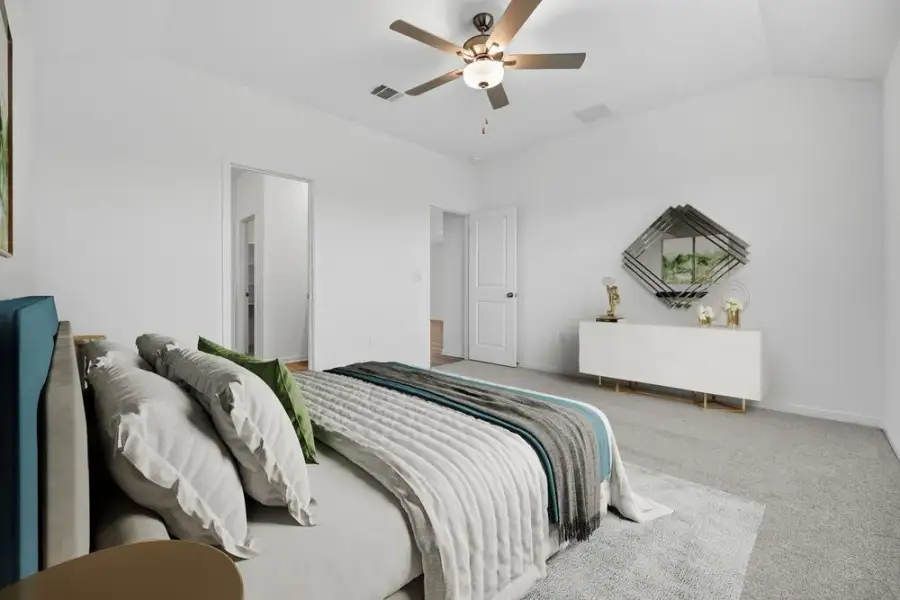 Furnished interior view inside a new home in Stonewall Ranch, Liberty Hill (Image 5).