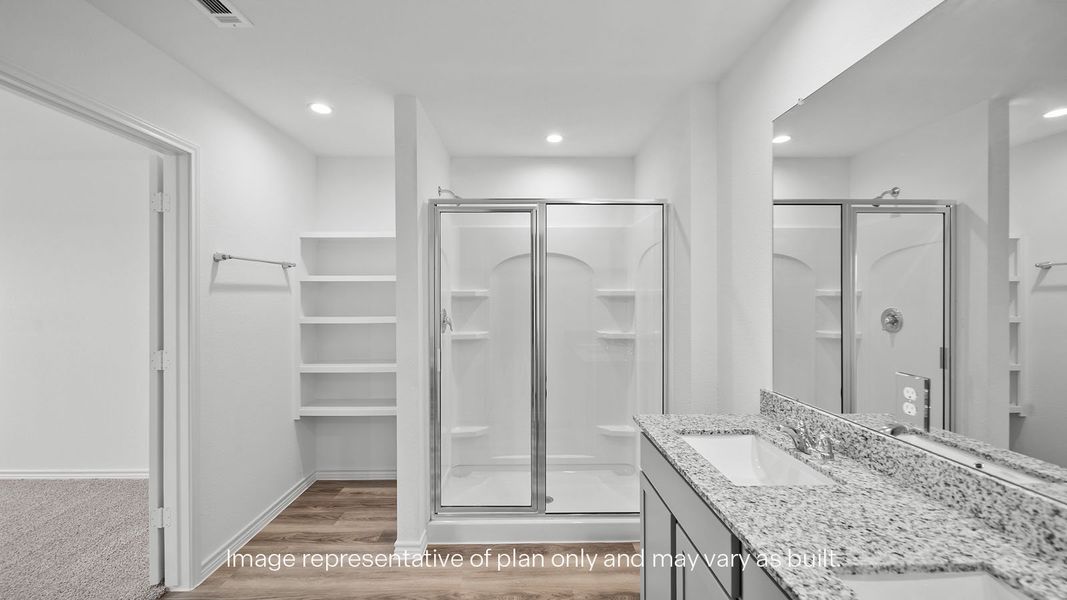 Furnished interior view inside a new home in Saratoga Crossing, Corpus Christi (Image 6).