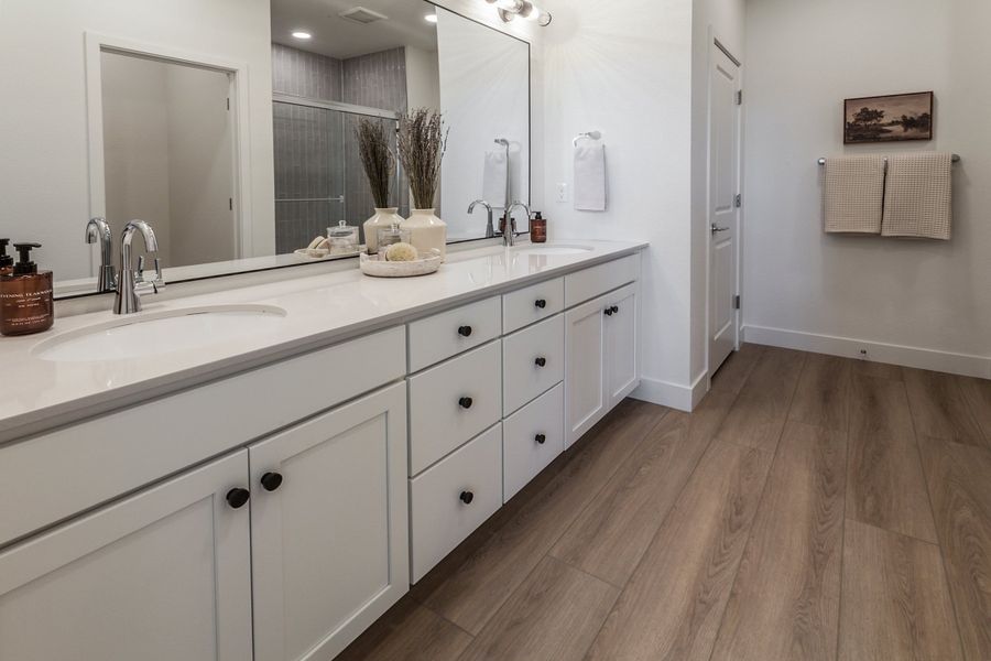 Representative furnished interior of a home built from the Christie by Hartford Homes in Prairie Song, Windsor (Image 14).