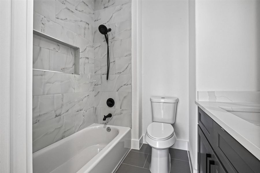 Furnished interior view inside a new home in , Houston (Image 17).