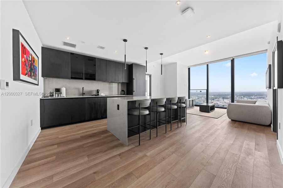 Furnished interior view inside a new home in , Miami (Image 15).