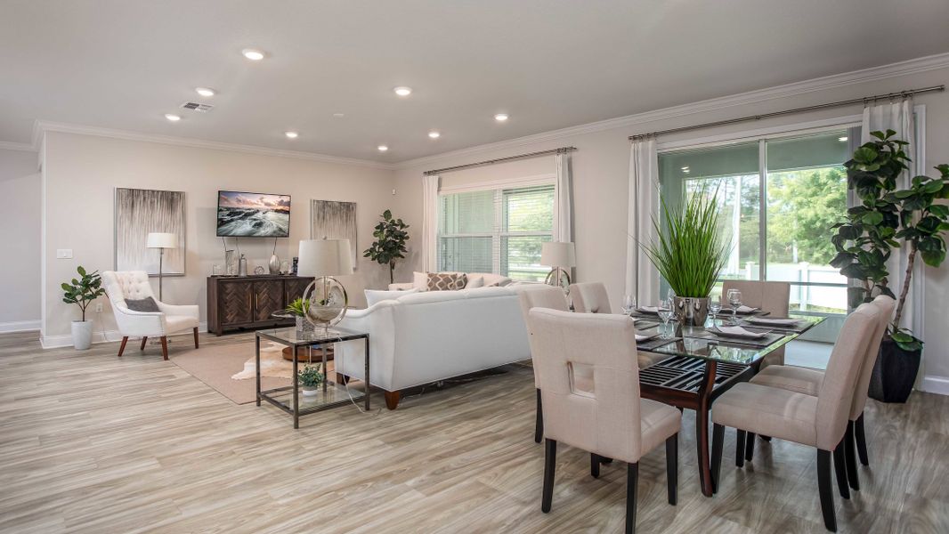 Representative furnished interior of a home built from the Livorno by Maronda Homes in Coastal Communities, Edgewater (Image 40).