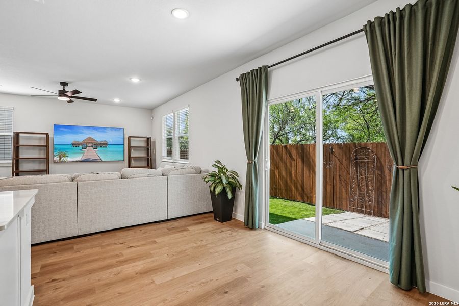 Furnished interior view inside a new home in University Village, San Antonio (Image 11).