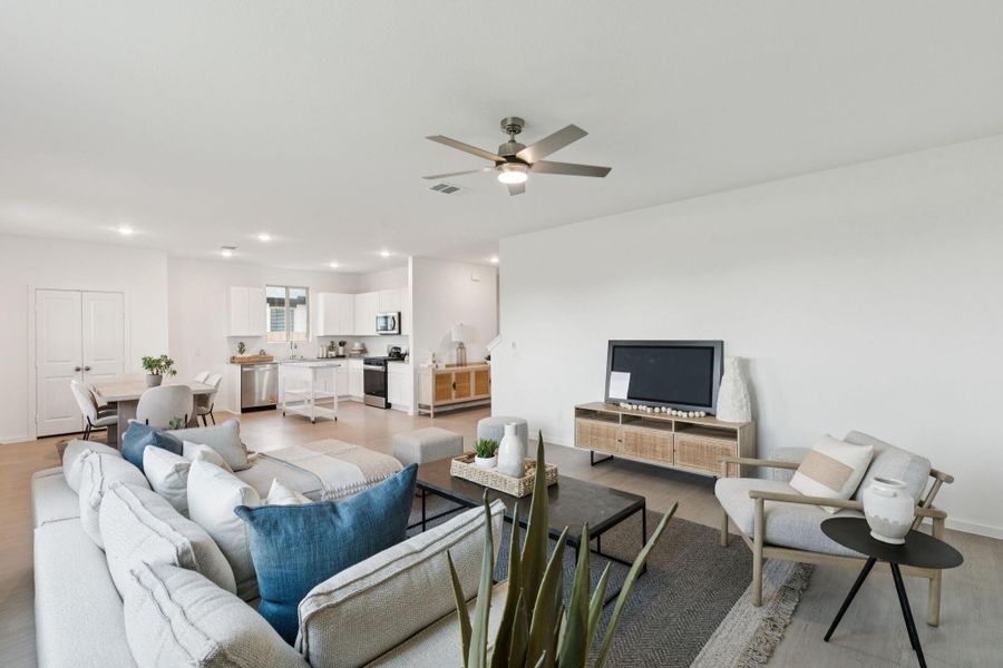 Furnished interior view inside a new home in River Ranch, Dayton (Image 12). Furnished interior view inside a new home in River Ranch, Dayton (Image 12).