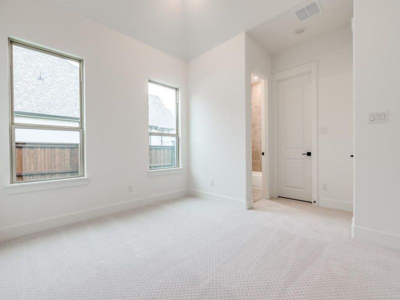 You'll find several nicely sized bedrooms with en suit baths in our wonderful Henry plan!