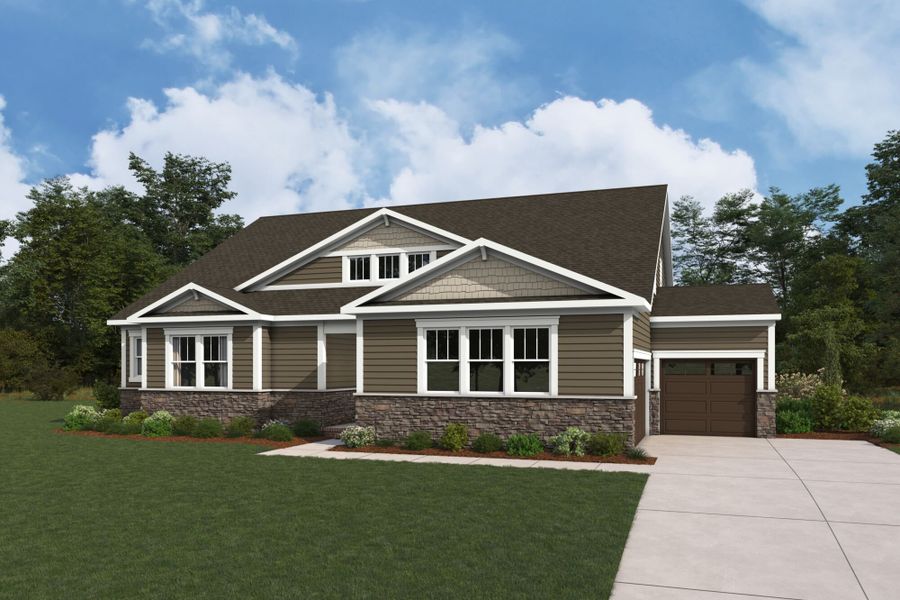 Representative exterior photo of a completed home built from the Appalachian by Mattamy Homes in Blair Place, Monroe, NC (Image 1). Representative exterior photo of a completed home built from the Appalachian by Mattamy Homes in Blair Place, Monroe, NC (Image 1).