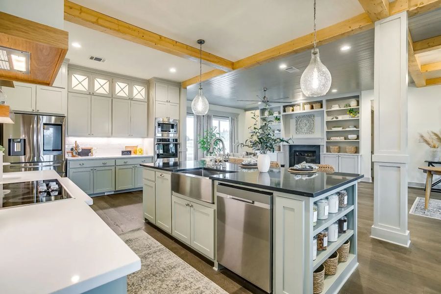 Representative furnished interior of a home built from the The Tiffany by Elmwood Custom Homes in Matthews Farm, Venus (Image 20). Representative furnished interior of a home built from the The Tiffany by Elmwood Custom Homes in Matthews Farm, Venus (Image 20).