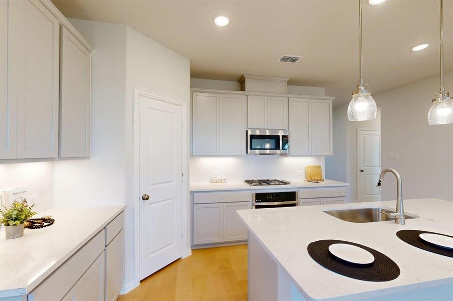 Furnished interior view inside a new home in Lilyana, Celina (Image 11). Furnished interior view inside a new home in Lilyana, Celina (Image 11).