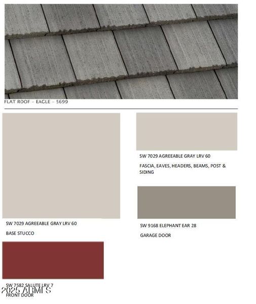 Solvida Lot 44 - Exterior Color Scheme