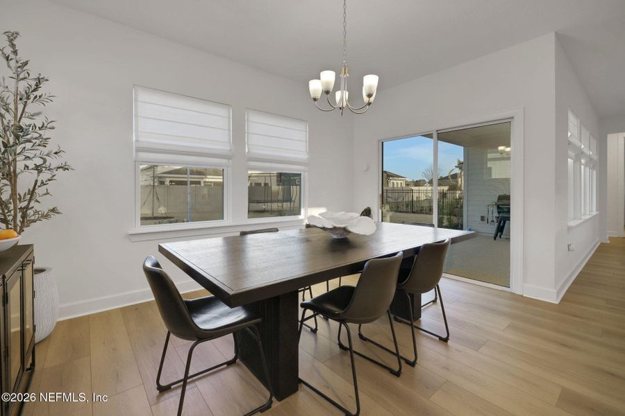 Furnished interior view inside a new home in , St. Augustine (Image 40).