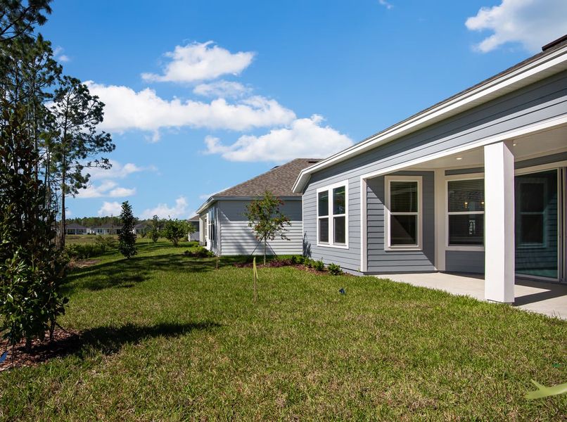 Representative exterior photo of a completed home built from the Antilla by Taylor Morrison in Colbert Landings, Palm Coast, FL (Image 17).