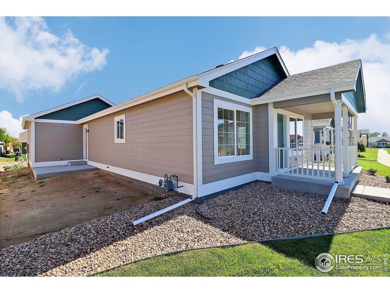 Exterior details and patio area of a home in , Evans (Image 3). Exterior details and patio area of a home in , Evans (Image 3).