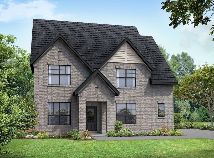 Representative exterior photo of a completed home built from the The Ridgeport E-BC by Davidson Homes LLC in Benders Cove, Mount Juliet, TN (Image 1). Representative exterior photo of a completed home built from the The Ridgeport E-BC by Davidson Homes LLC in Benders Cove, Mount Juliet, TN (Image 1).