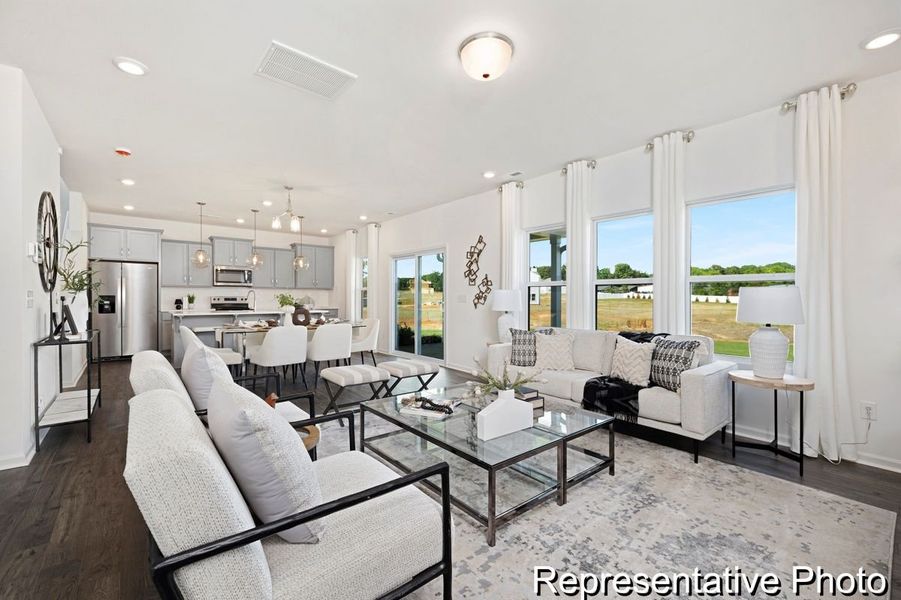 Furnished interior view inside a new home in Edgewater - Cottage Greens, Lancaster (Image 9).