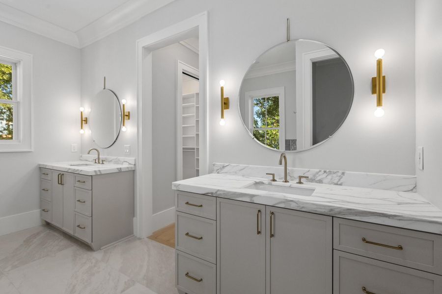Furnished interior view inside a new home in , Sullivan's Island (Image 9).
