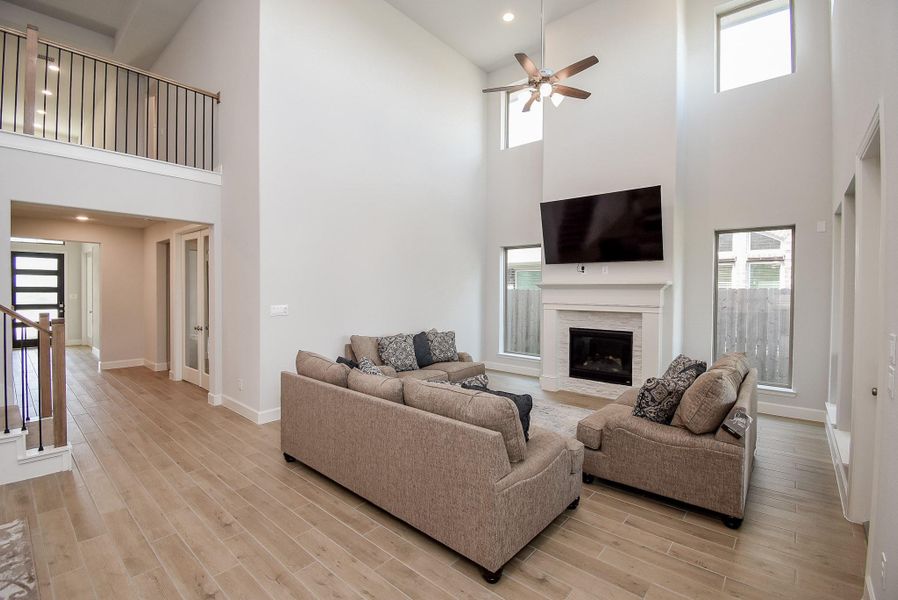 Furnished interior view inside a new home in Marvida, Cypress (Image 35).