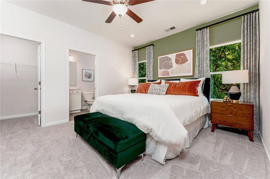 Furnished interior view inside a new home in Fair Oak, Calhoun (Image 3).