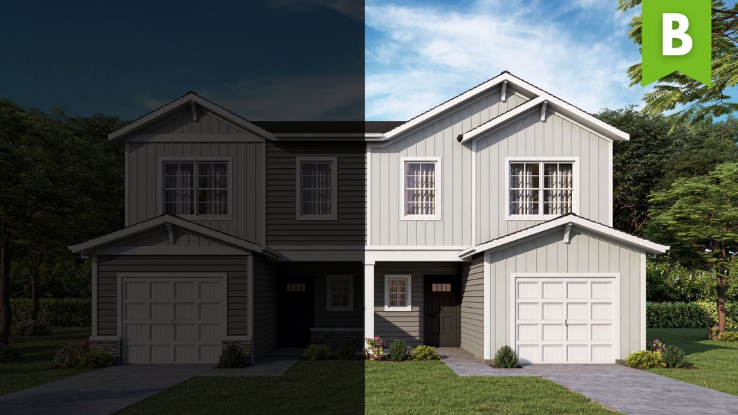 Representative exterior photo of a completed home built from the Balsa by McGuinn Homes in Sibley Village Townhomes, Sumter, SC (Image 24).