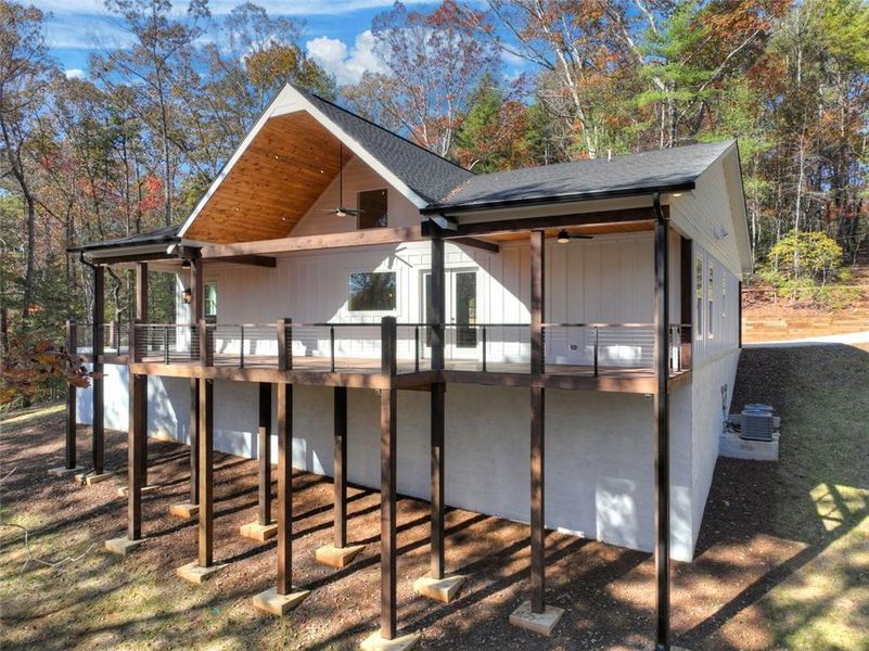 In-progress construction of a new home in , Ellijay, GA (Image 33).