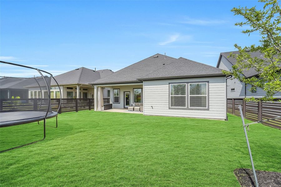 Exterior details and patio area of a home in , Cypress (Image 21).