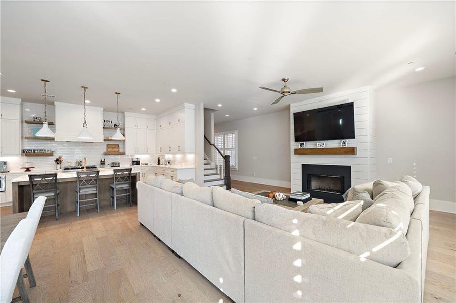 Furnished interior view inside a new home in , Marietta (Image 28).