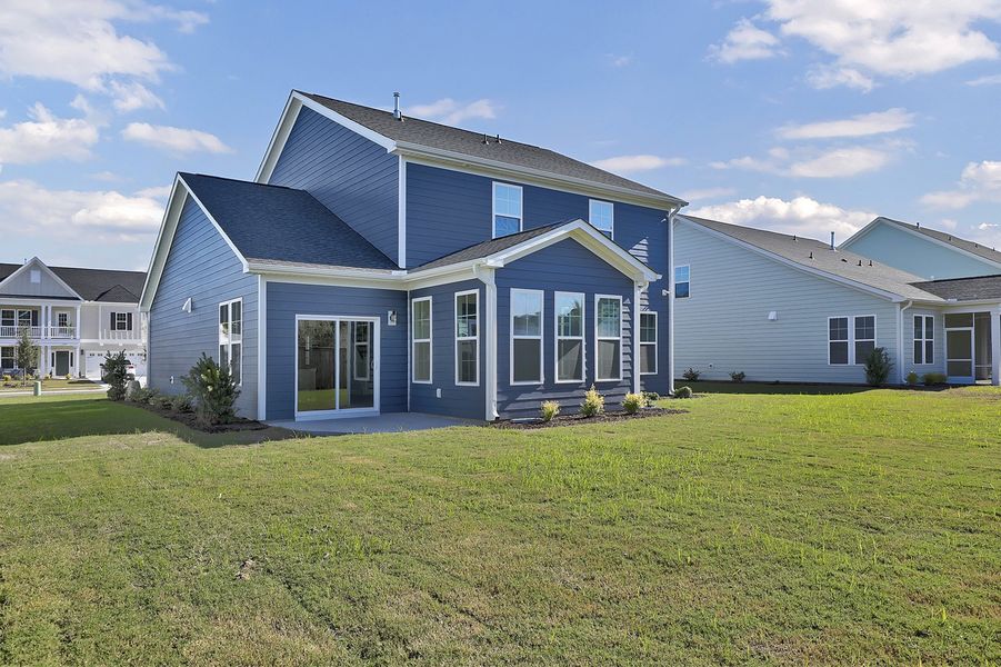 Exterior details and patio area of a home in East Wynd, Hampstead (Image 26). Exterior details and patio area of a home in East Wynd, Hampstead (Image 26).