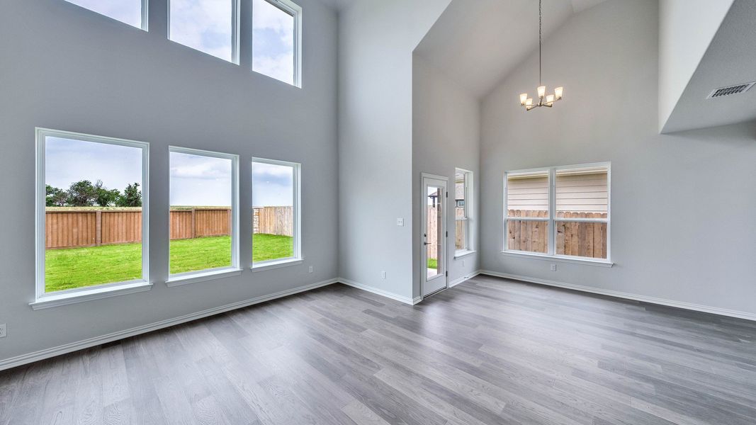 Furnished interior view inside a new home in Spring Creek, Taylor (Image 6).