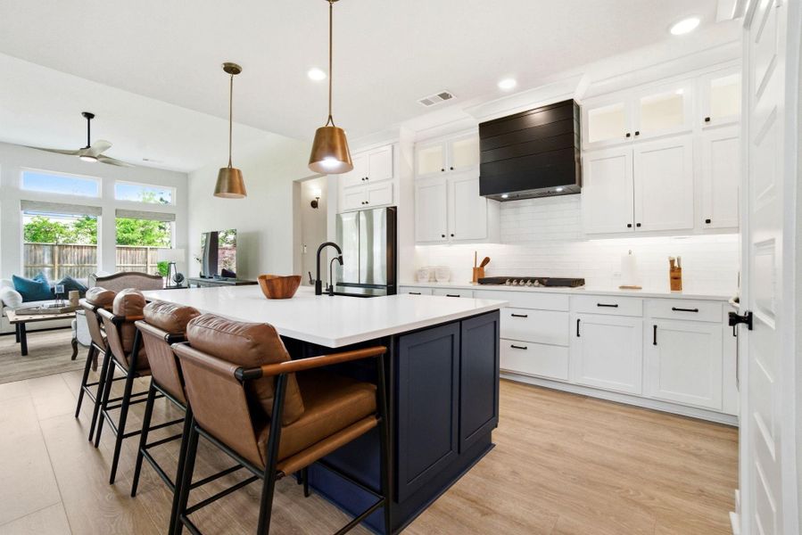 Furnished interior view inside a new home in Woodforest - Kingsley Square 50' Homesites, Montgomery (Image 11).