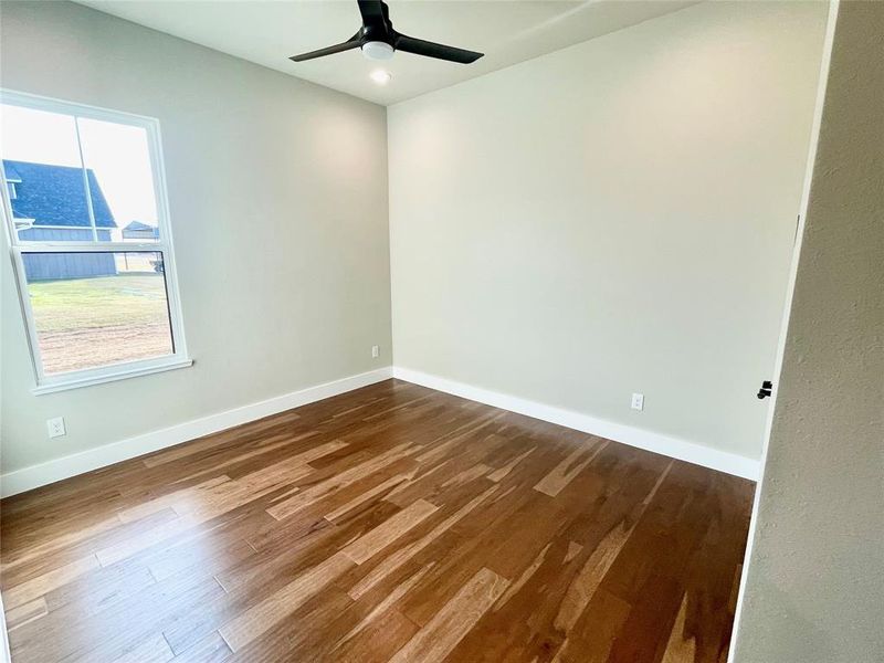 Fourth bedroom. All bedrooms have lighted walk in closets