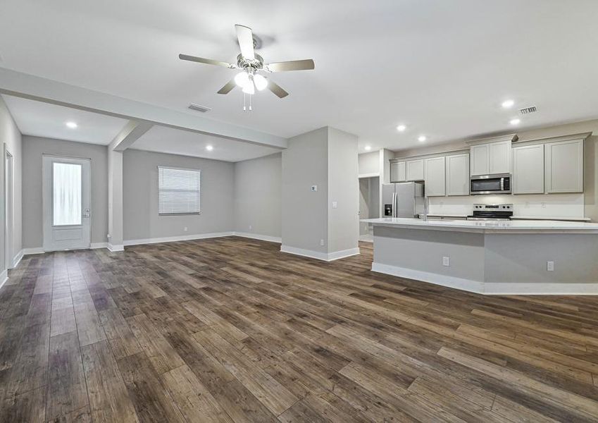 Representative unfurnished interior of a home built from the Marathon II by Terrata Homes in Cape Coral, Cape Coral (Image 4).